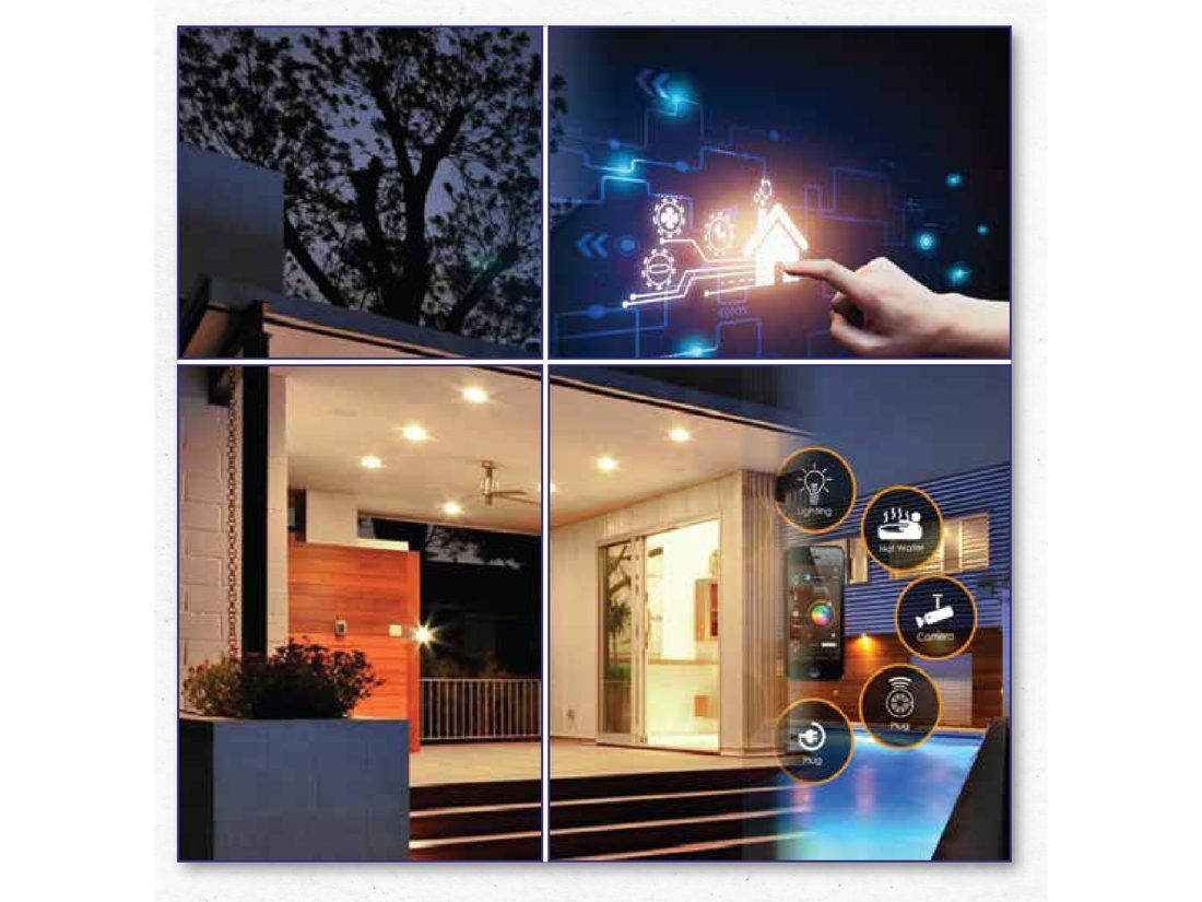 Smart home lighting, climate and security control from a phone